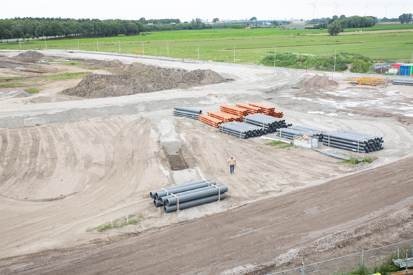 Slibdepot renovatie Polderbaan Schiphol